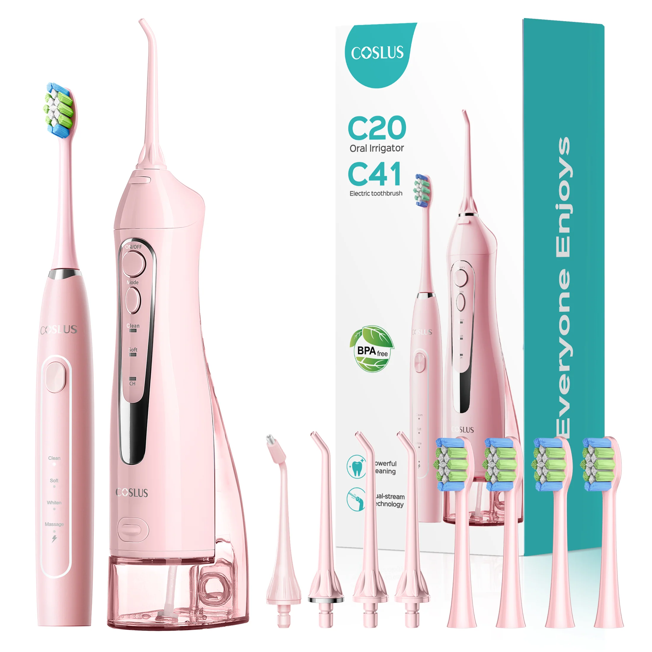 COSLUS C20&C41 Electric Toothbrush Set - Image 2