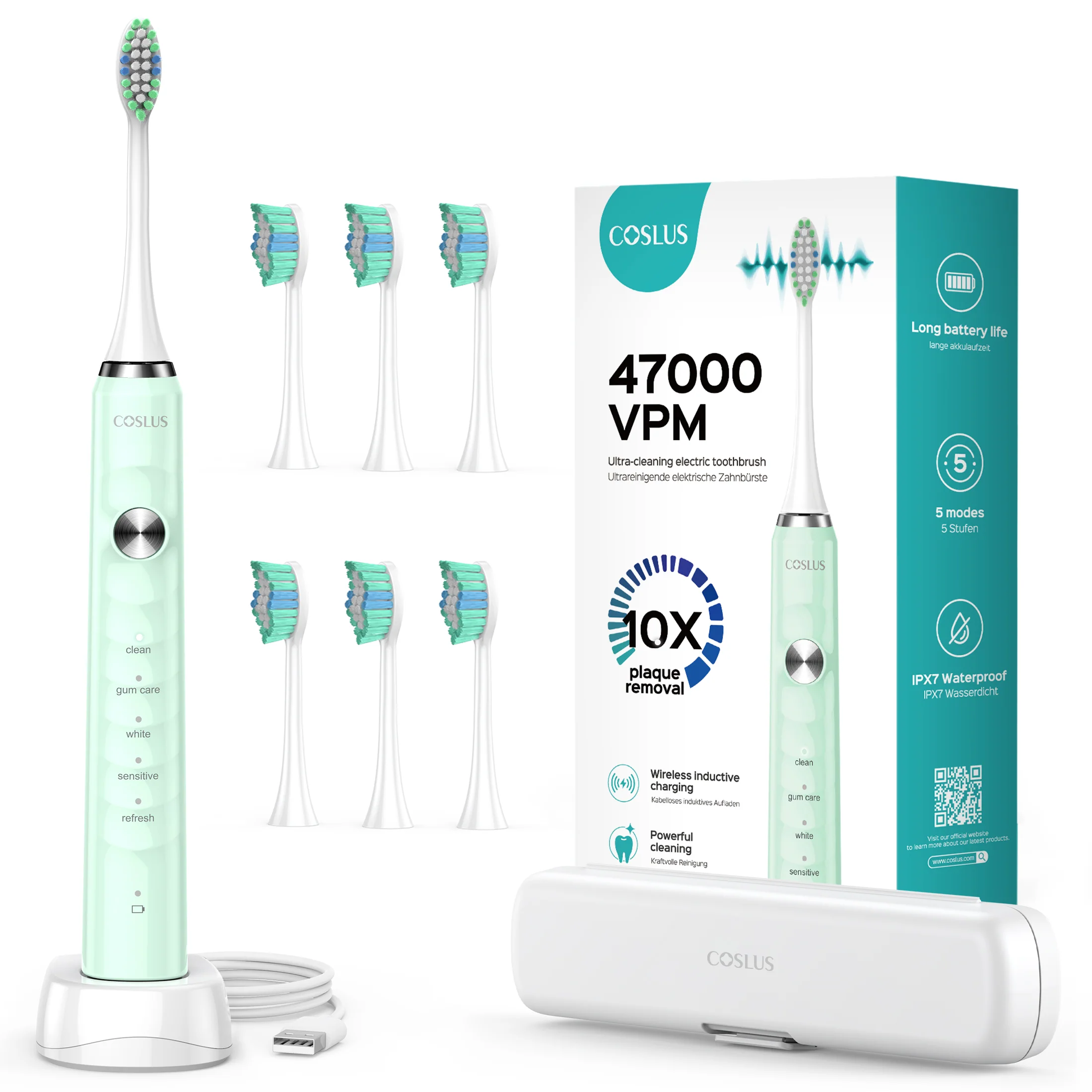 COSLUS C40 Sonic Electric Toothbrush - Image 4