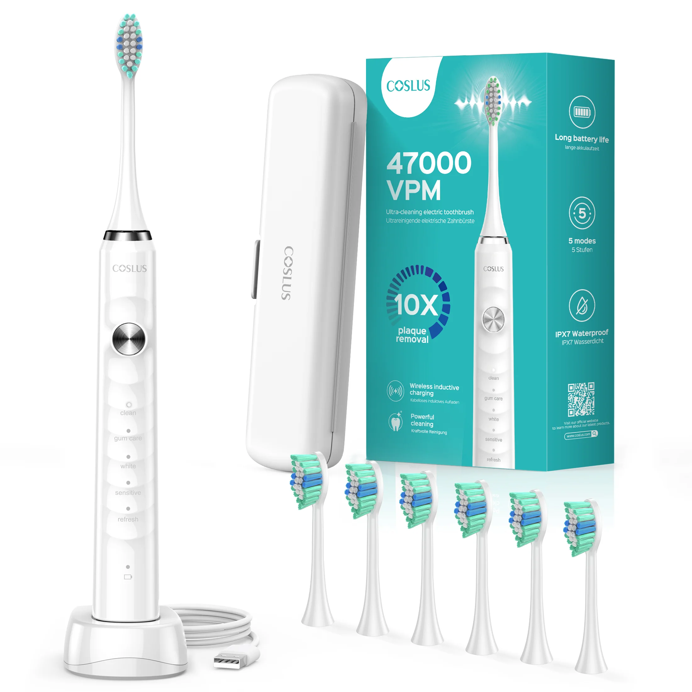 COSLUS C40 Sonic Electric Toothbrush - Image 5