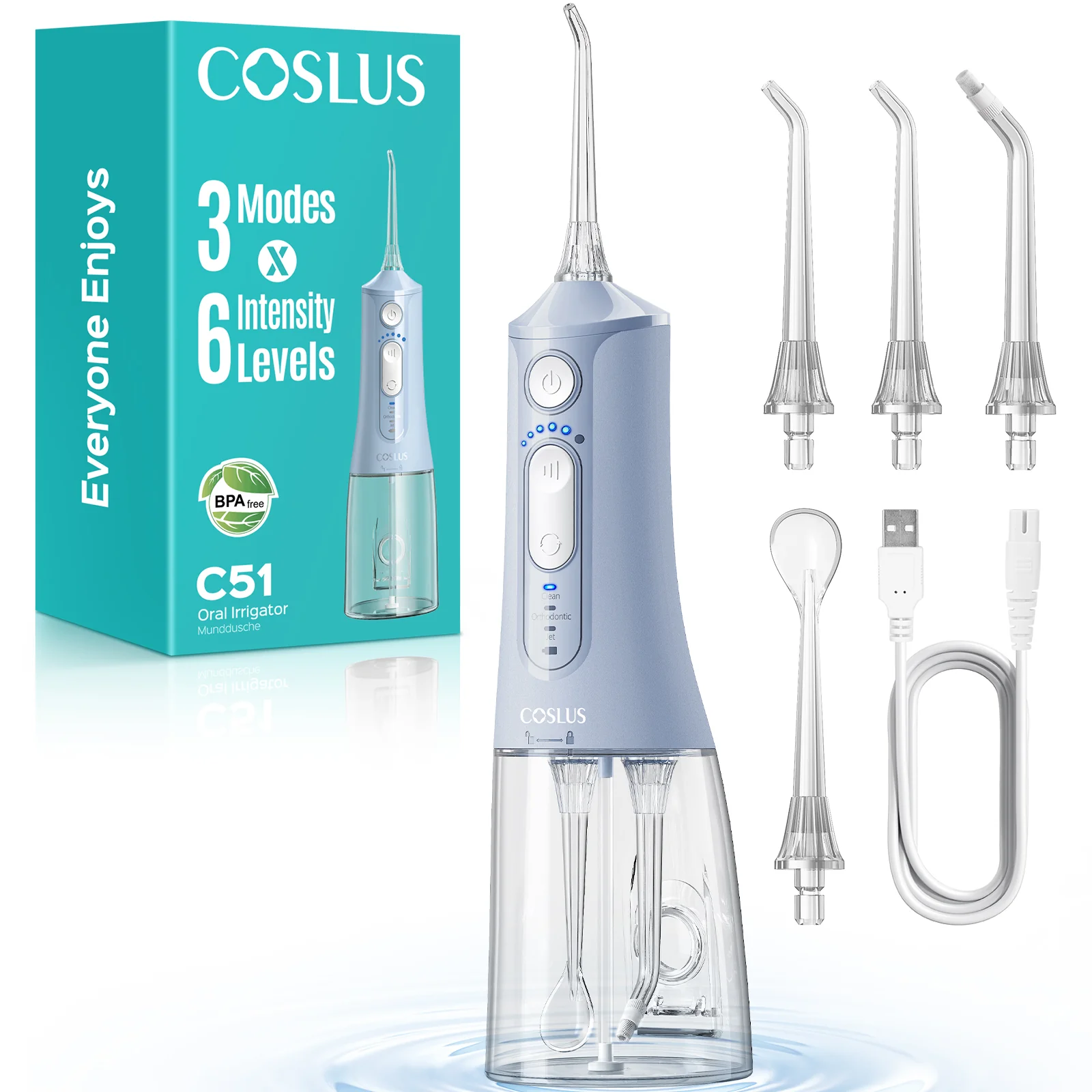 COSLUS C51 Water Flosser - Image 8