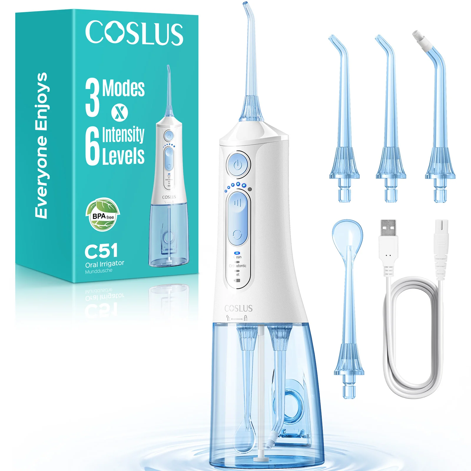 COSLUS C51 Water Flosser - Image 9