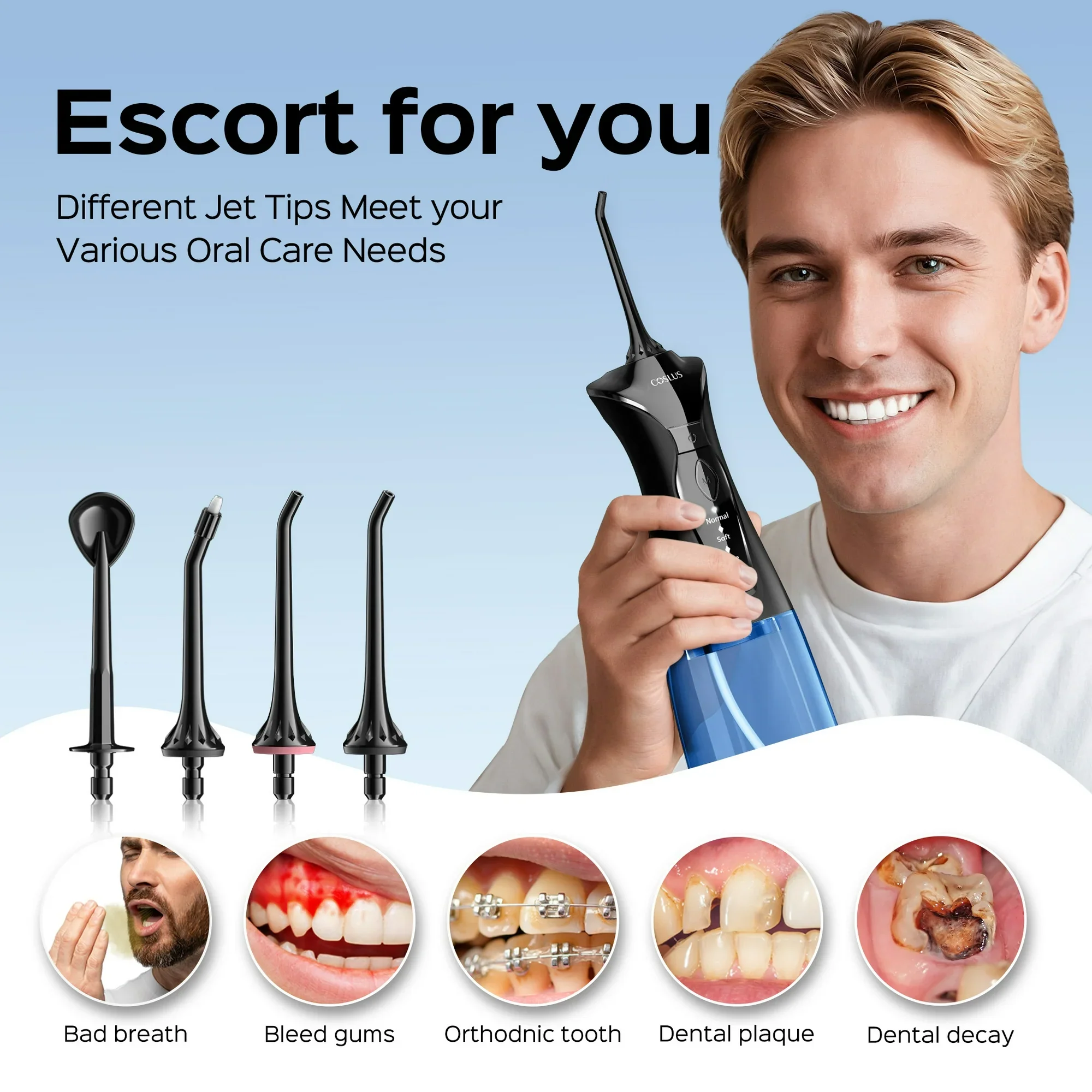 COSLUS CX30 Water Flosser Set - Image 4