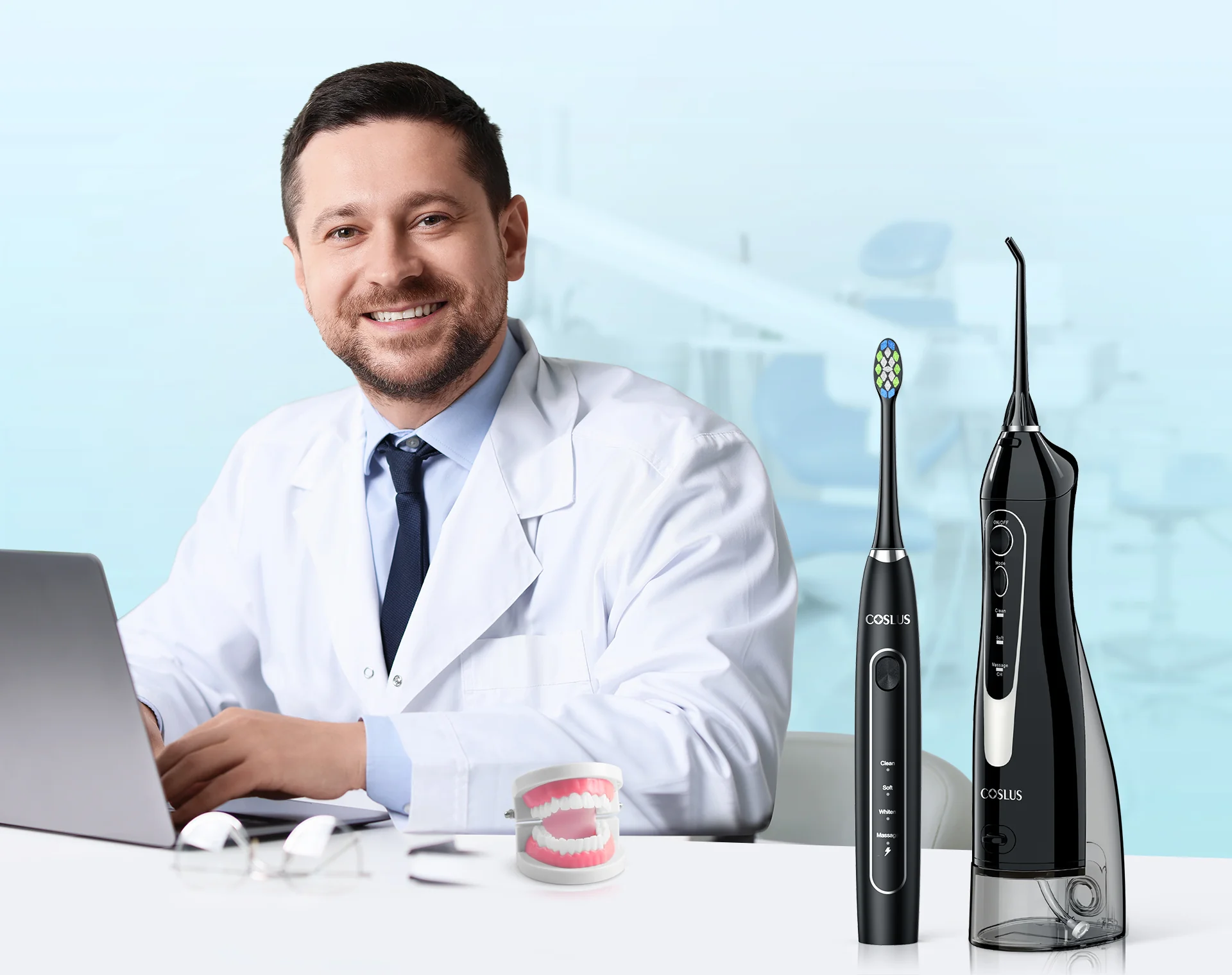 (C20&C41) Electronic Water Flosser & Toothbrush Set - Image 6