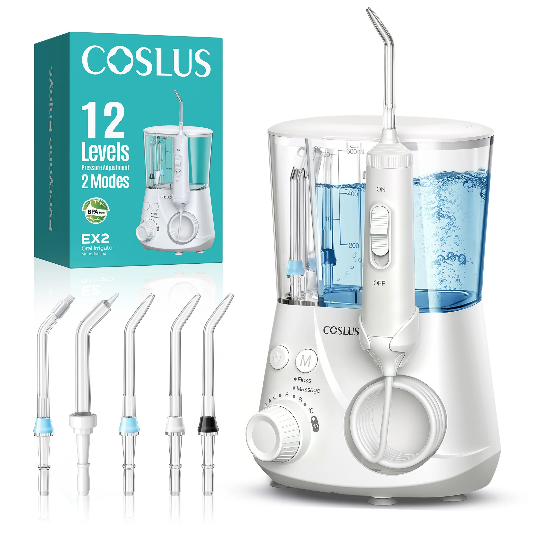 COSLUS EX2 Water Flosser Counter