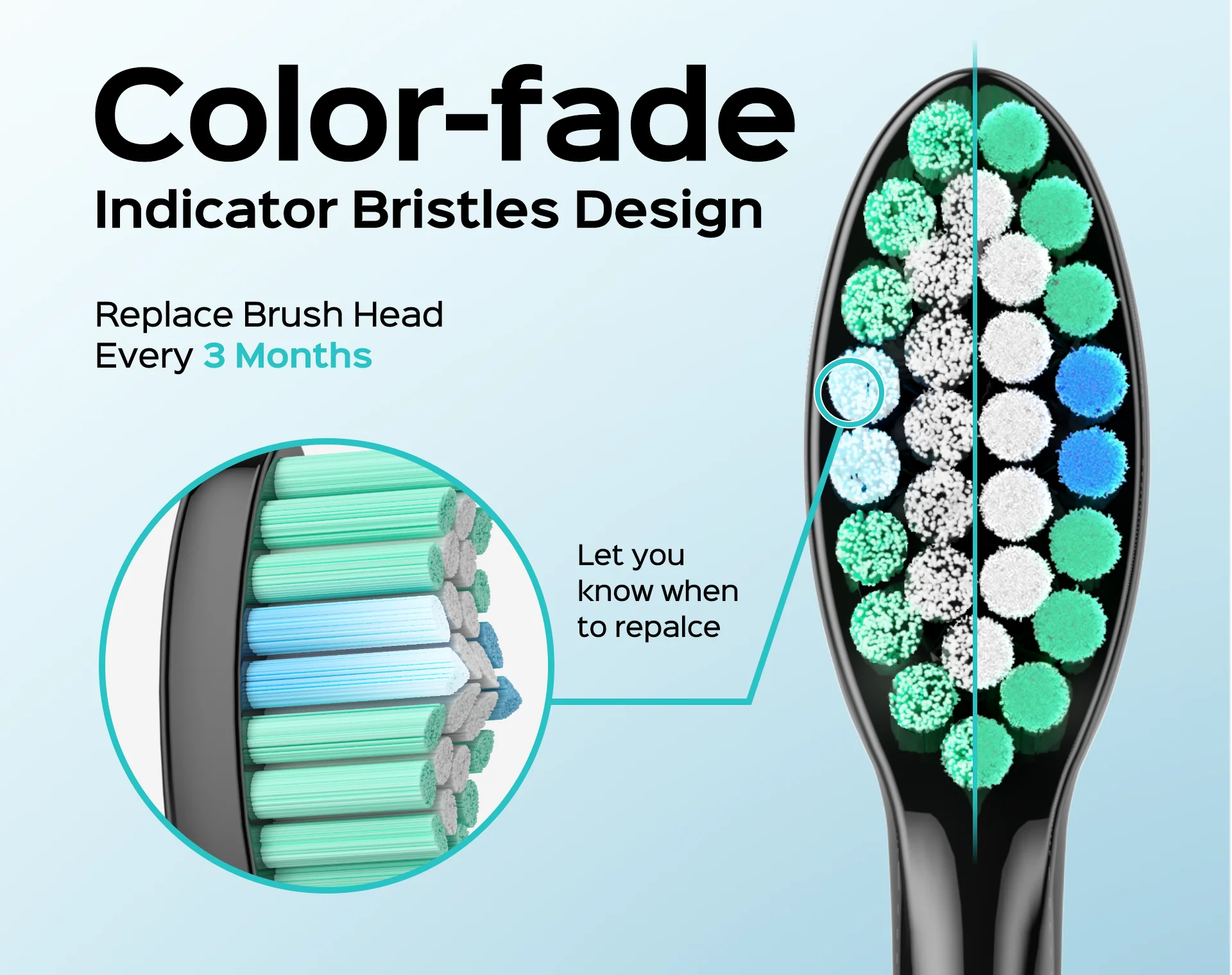 DY-108 Pro Electric Toothbrush Replacement - Image 5